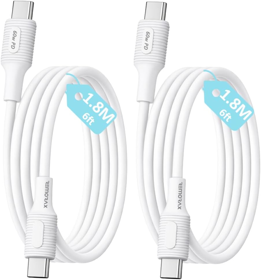 2Adet x 2Metre USB A-Lightning Kablo Seti, 3.1A Hızlı Şarj, Beyaz/Gümüş Metal, REMORAX Wahoo (2Ad x 2Metre Beyaz)