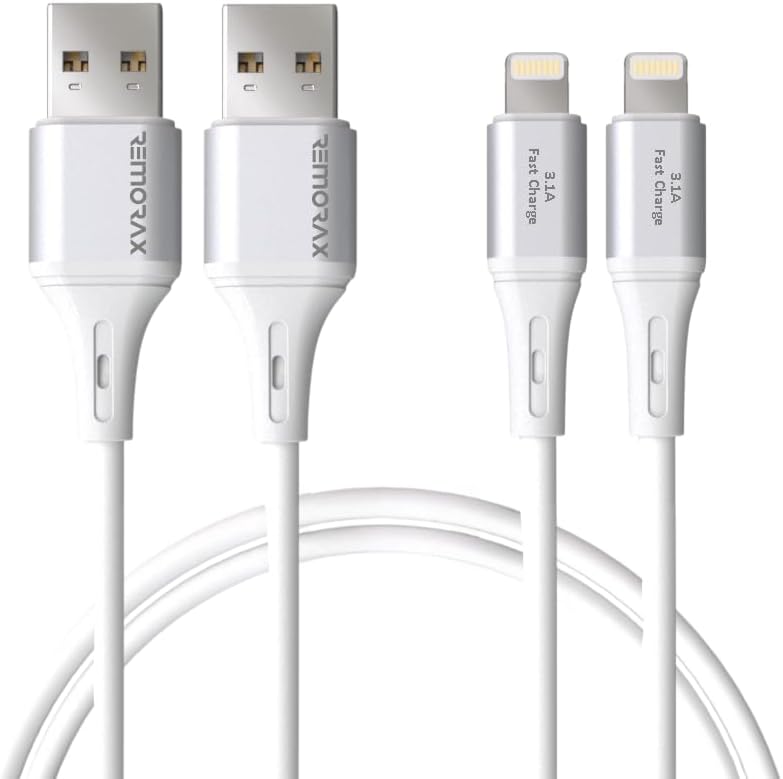 2 Adet x 180cm (6ft) Type C-C Kablo Seti, Kaymaz Tutamaç, 60Watt PD Hızlı Şarj, iPhone 15/16/17 ve Andoid İçin, Beyaz, REMORAX Coral (2 Ad x 1.8Mt Beyaz)