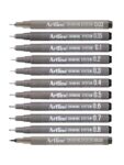 Artline Drawing System 11’li Tam Set Teknik Çizim Kalemi Farklı Uç Kalınlıkları ile Yüksek Kalite