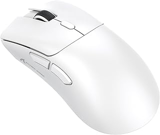 ATTACK SHARK R1 59g SUPERLIGHT Fare, PixArt PAW3311 Oyun Sensörü, BT/2.4G Kablosuz/Kablolu Oyun Faresi, 18000’e kadar 6 Ayarlanabilir DPI, 65 Saat Pil (Beyaz)