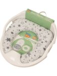 Baby Plus Lüks Bebek Klozet Adaptörü Kaymaz Taban Yumuşak Sünger Suni Deri Mavi Katlanabilir