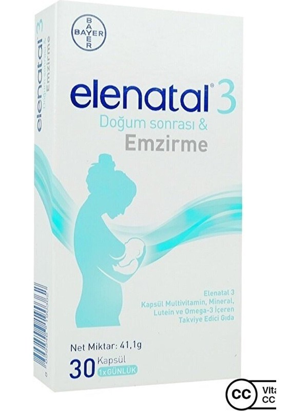 Bayer Elenatal 3 30 Kapsül BAY190362