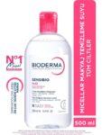 Bioderma Sensibio H2O Makyaj Temizleme Suyu – Hassas Ciltler için Yatıştırıcı ve Dengeleyici Etki, 500 ml