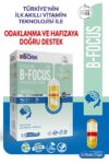 BRITAIN BORK B-FOCUS 30 Likit Kapsül Stikolin İçeren Konsantrasyon ve Dikkat Eksikliği Destekleyici Vitamin
