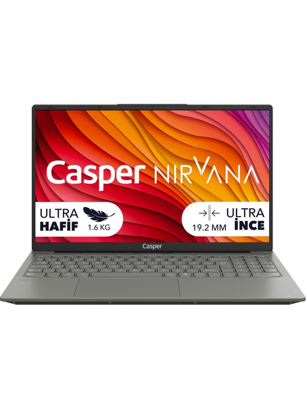 Casper Nirvana X650 Intel Core i5 13420H 16GB 500GB SSD Freedos 15.6″ Taşınabilir Bilgisayar X650.1342-BV00X-G-F