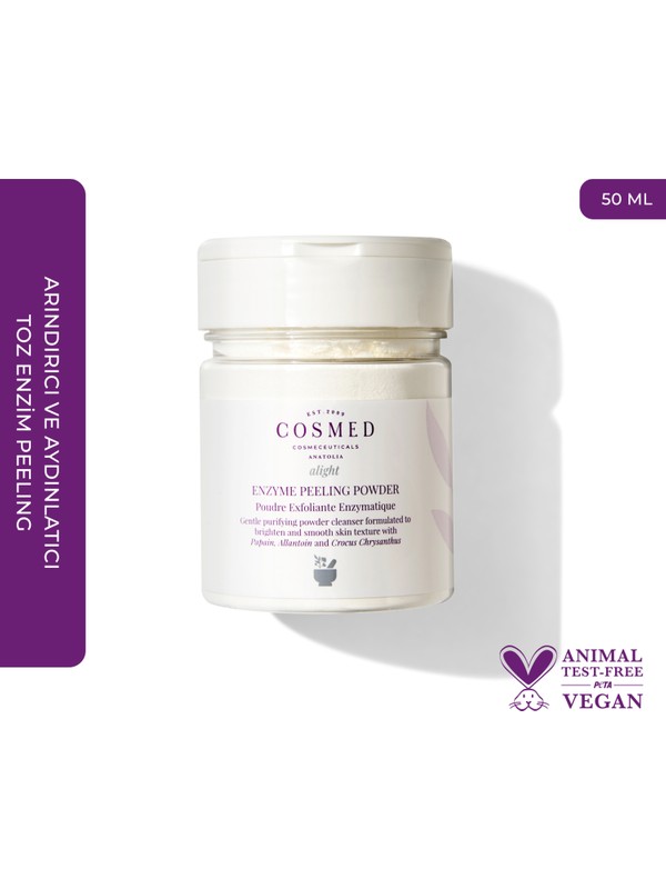 Cosmed Arındırıcı ve Aydınlatıcı Toz Temizleyici /ALIGHT ENZYME PEELING POWDER 75 gr