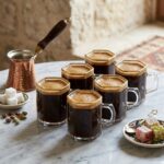 Deconox 6’lı Borosilikat Cam Kupa Seti – Isıya Dayanıklı, İnce ve Hafif Çay, Türk Kahvesi ve Espresso Bardağı Takımı (150 ml)