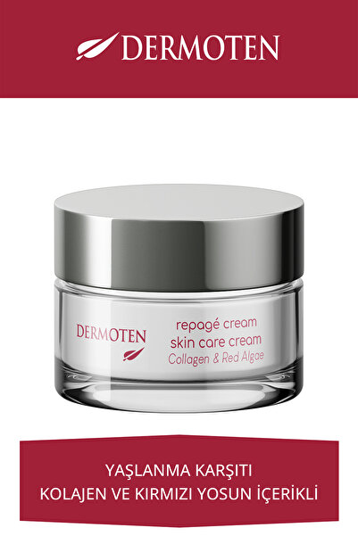 Dermoten Repage Yaşlanma Karşıtı Kolajen & Kırmızı Yosun Cilt Bakım Kremi 50 ml