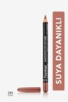 Flormar Suya Dayanıklı Dudak Kalemi (DOĞAL KOYU KAHVE) – Waterproof Lipliner – -245 Natural – 8690604567607
