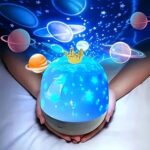 Gece Lambası Çocuk Projektör,360° Dönebilen Ayarlanabilir Rüyalı Atmosfer Gece Lambası Projektör Lambası Yatak Odası Farklı Dünyalar