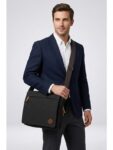 GK12 KANVAS POSTACI YAN ÇAPRAZ KÖRÜKLÜ EVRAK DİZÜSTÜ LAPTOP NOTEBOOK MACBOOK TABLET GÜNLÜK KULLANIM