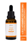 GLOWY %15 C Vitamini Yüz Serumu Aydınlatıcı Leke Karşıtı Cilt Bakımı Glow Bright 30ml