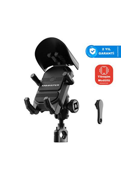 Knmaster TT830 Titreşim Önleyicili Motosiklet Telefon Tutucu