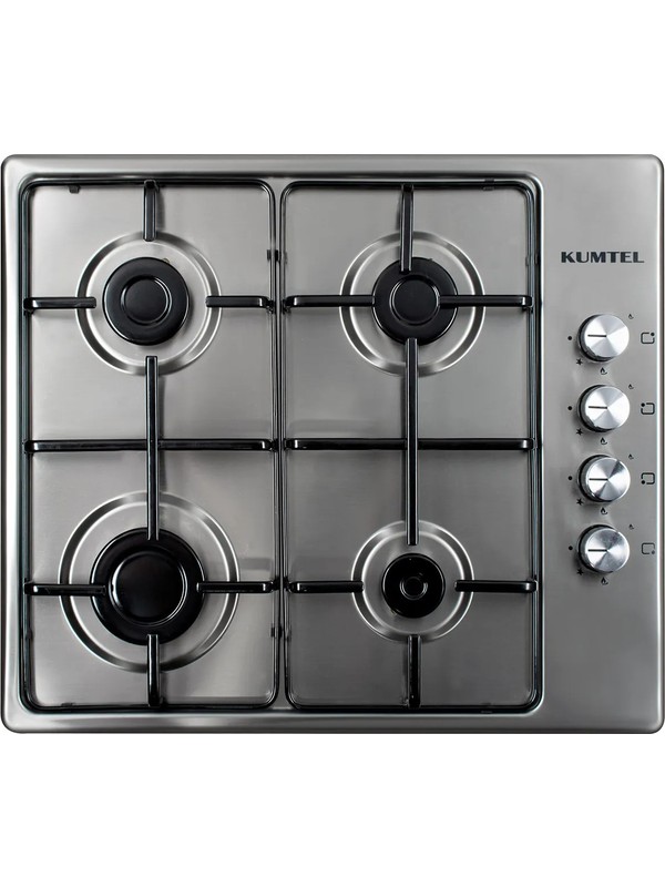 Kumtel KO-420 / 430 F Inox 4 Gözü Gazlı Setüstü Ocak LPG