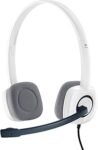 Logitech H150 Kablolu Stereo Kulak Üstü Mikrofonlu Kulaklık, Mikrofon ve Ses Çıkışı için Ayrı Bağlantı, Kablo Üzeri Kontrol Özelliği, Beyaz