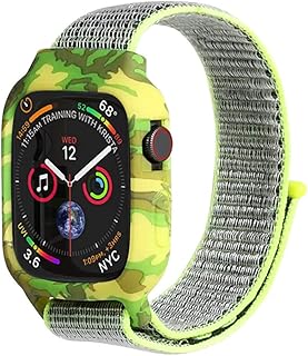 Microsonic Apple Watch Series 6 40mm Kordon Camouflage Armor Pro Gri