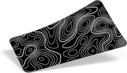 Minesk 90X40 CM XXL Gaming Mouse Pad [High Density Hybrid Kumaş] [Kaymaz Taban] [Yüksek Çözünürlüklü Baskı] Fare Altlığı Oyuncu Mousepad (Açık Gri İzohips, 90×40)