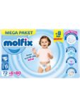 Molfix Bebek Bezi Beden:6 (15+Kg) Extra Large 80 Adet Mega Pk