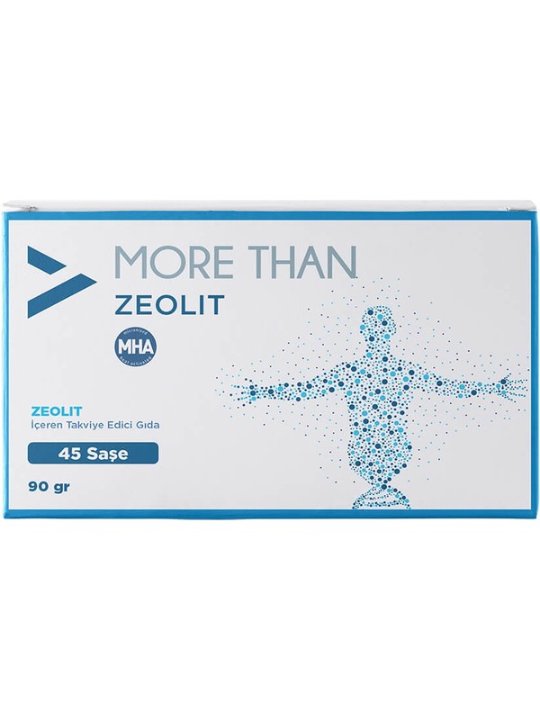 More Than Zeolit 45 Saşe 2 gr Mikronize Saf Zeolit Takviye Edici Gıda – Türkiye Menşeli