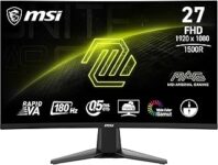 MSI 27″ MAG 27C6F Gaming Monitör, FHD, 16:9 Curve 1500R, Rapid VA 180Hz 1ms, Adaptive-Sync