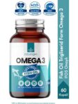 Naturagen Omega-3 Fish Oil 1200 mg 60 Softgel Balık Yağı | IFOS Onaylı | Gluten Free | Takviye Edici Gıda