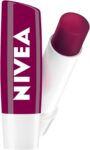 NIVEA Böğürtlen Dudak Bakım Kremi 4.8 gr, 24 Saat Nemlendirme,Böğürtlen Kokusu,Işıltılı Renk,Mineral Yağı İçermez