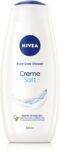 NIVEA Creme Soft Kremsi Dokunuş Banyo ve Duş Jeli 500 ml, Pro-Vitamin,Badem Yağı, Nemlendirme