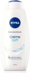 NIVEA Creme Soft Kremsi Dokunuş Banyo Ve Duş Jeli 750 ml, Vücut Nemlendirici, Badem Yağı, Pürüzsüz Cilt