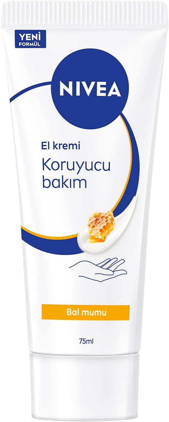 NIVEA Yatıştırıcı El Kremi 75 ml, Aloe Vera, Jojoba Yağı, Kuru Ciltler için, Nemlendirici El Kremi