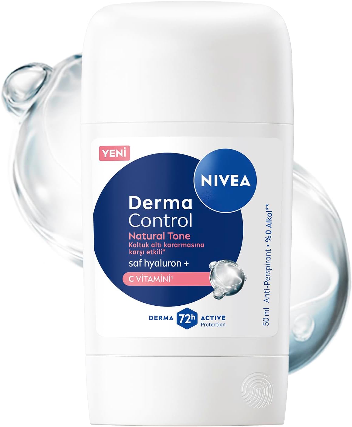 NIVEA MEN Erkek Stick Deodorant Black&white Invisible Original 50ml 72 Saat Anti-perspirant Ter Koruması