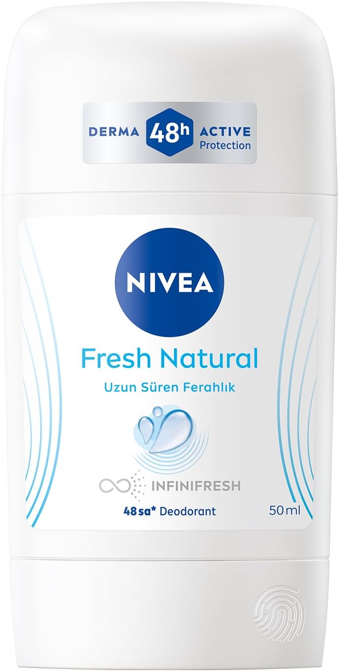 NIVEA Derma Control Clinical Kadın Roll-on deodorant 50 ml,96 saat üstün koruma,Anti-perspirant