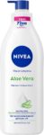 NIVEA Vücut Losyonu Aloe Vera 400 ml, Normal ve Kuru Ciltler için,72 Saat Nemlendirici,Hyaluron,Aloe Vera,Yenileyici Bakım