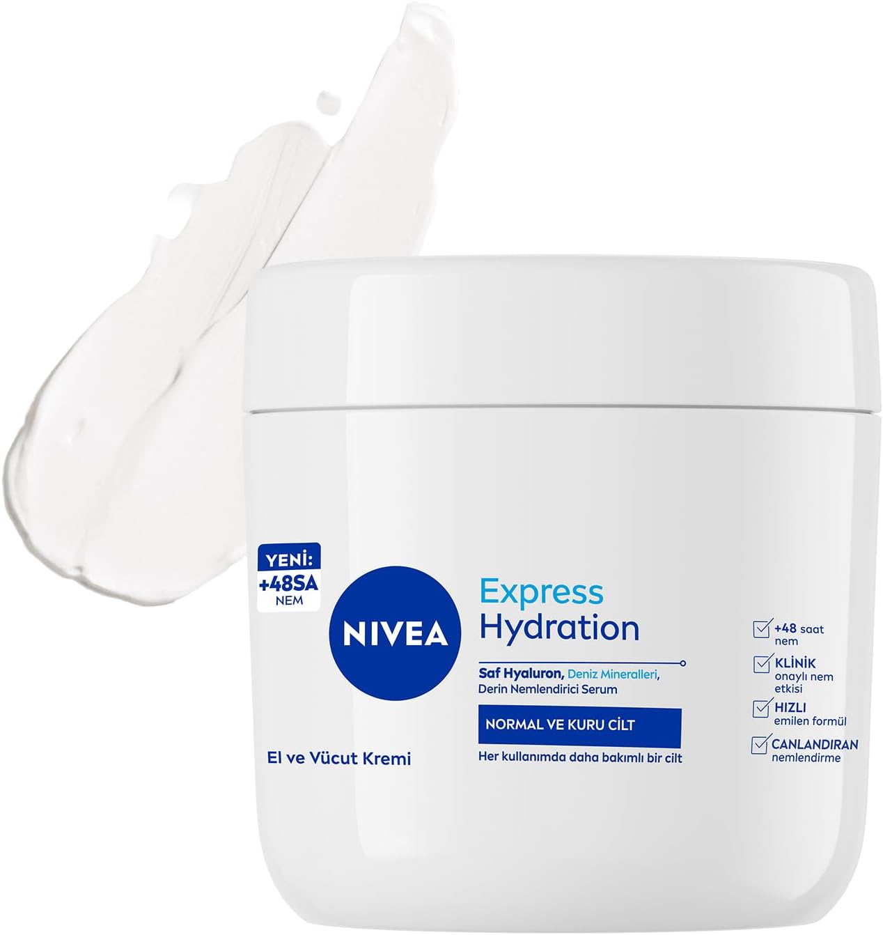 NIVEA Yoğun Nemlendirici Repair & Care Vücut Losyonu 400ml, 72 Saat Nemlendirime, Kaşıntılı ve Hassas Ciltlere Özel, Onarıcı, Gliserin,Pro Vitamin B5,Niasinamid,Kuru Ciltler