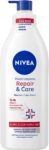 NIVEA Yoğun Nemlendirici Repair & Care Vücut Losyonu 400ml, 72 Saat Nemlendirime, Kaşıntılı ve Hassas Ciltlere Özel, Onarıcı, Gliserin,Pro Vitamin B5,Niasinamid,Kuru Ciltler