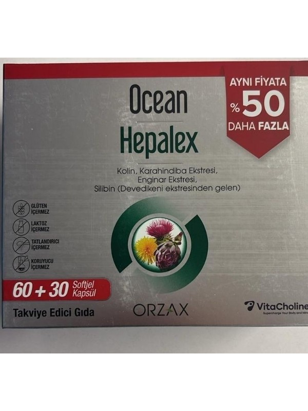 Ocean Hepalex 60 Softjel Kapsül