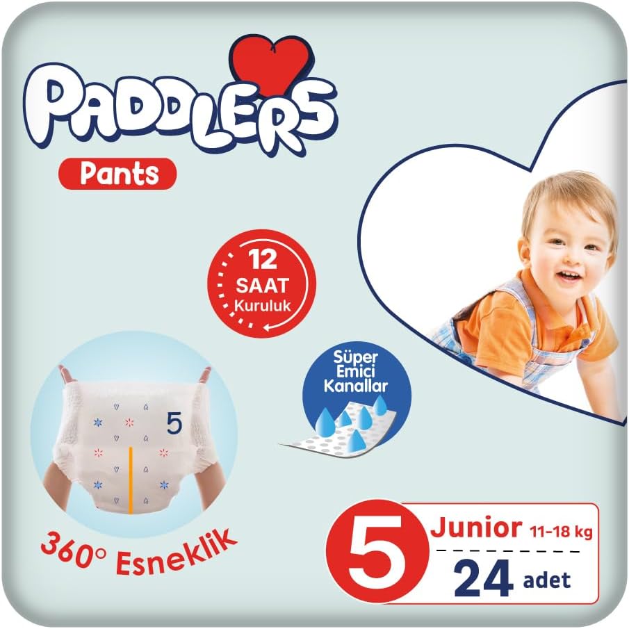 Paddlers Külot Bebek Bezi 6 Numara X-Large 20 Adet (15+Kg) Eko Paket