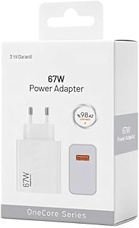 PDAteknoloji 33W Turbo Hızlı Şarj Adaptörü Beyaz (3 Yıl Garantili)
