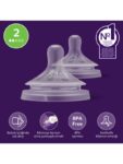 Philips Avent Doğal Tepkili 2’li Biberon Emziği, 2 Numara, SCY962/02