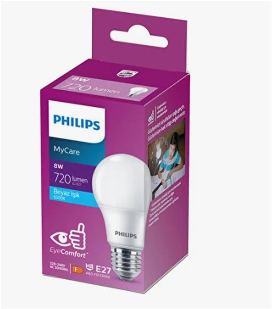 Philips 75W Led Ampul, 6500K Beyaz Işık, E27 Normal Duy