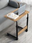 servetavcı Yükseklik Ayarlı Laptop Sehpası  Atlantik Çam 40 x 60 cm (Tekerli)
