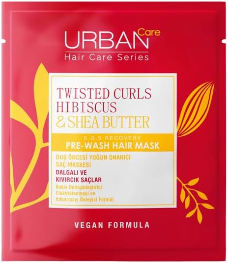 Urban Care Hibiscus & Shea Butter Bukle Belirginleştirici Saç Bakım Şampuanı, 350 Mililitre, Vegan