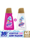 Vanish Oxi Action Deterjan Güçlendirici ve Leke Çıkarıcı Sıvı Renkliler 1000 ml + Beyaz 1000 ml