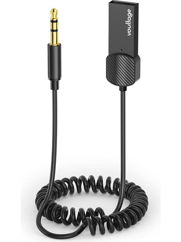 Voultage Aux Ses Dönüştürücü Kiti Bluetooth 5.4 Tüm Araçlarla Uyumlu Bluetooth Araç Kiti