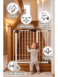 Wellgro Güvenlik Kapısı 95-105 cm Arası Kullanım İmkanı Metal Yapı ile Güvenli ve Sağlam Koruma