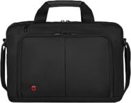 Wenger Source evrak çantası, askılı dizüstü bilgisayar çantası, 16 inçe kadar dizüstü bilgisayar, 10 inçe kadar tablet, 10 l, kadın erkek, ofis, iş, üniversite, okul, siyah