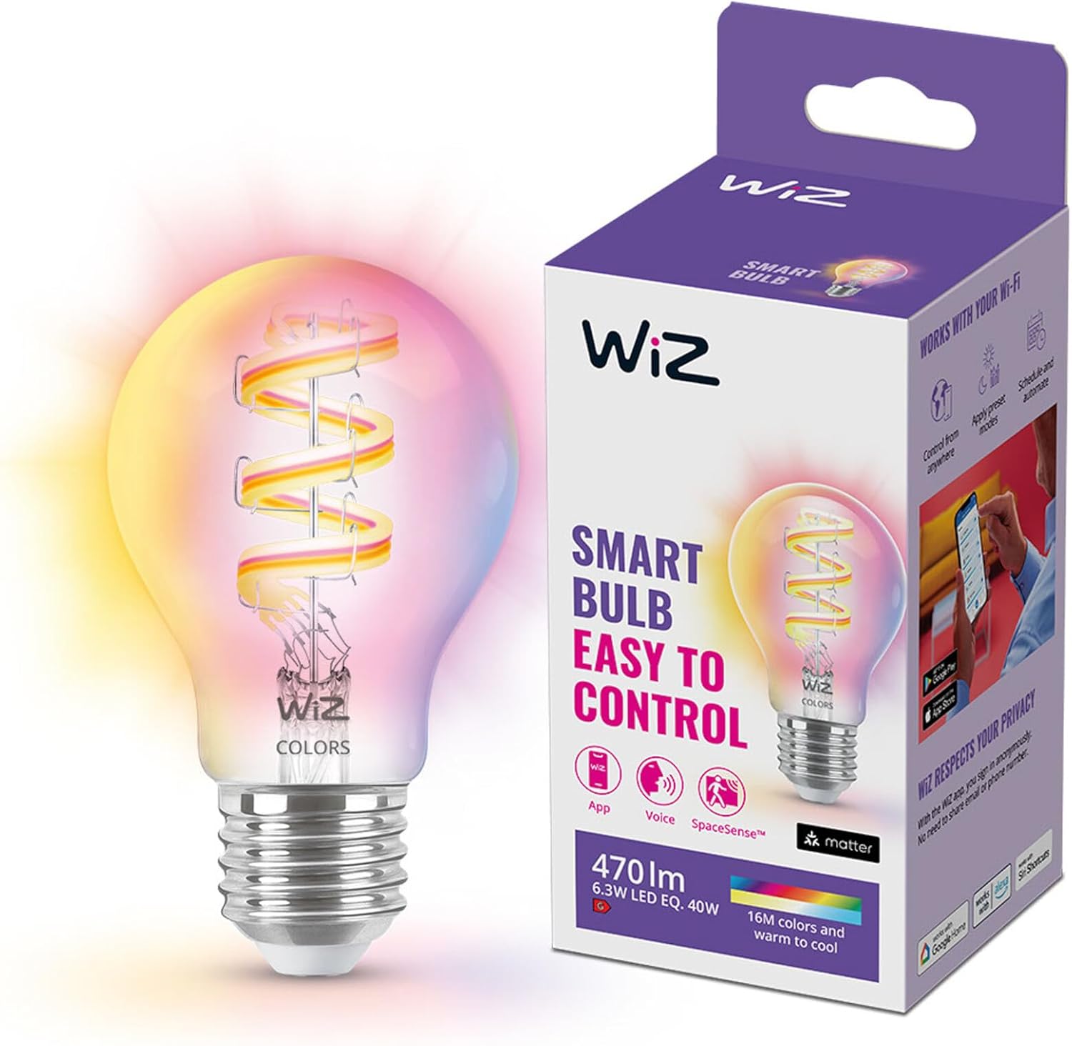 Philips Hue Essential 3’lü E27 Ampul Başlangıç Seti 806 Lumen