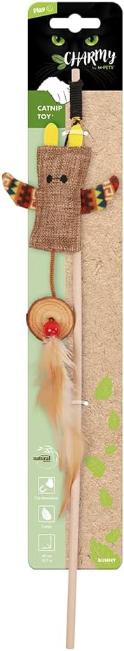 Beeztees Kedi Oyuncağı, Matatabi Topu İçerisinde Kediotu Topu, 7x7x7cm