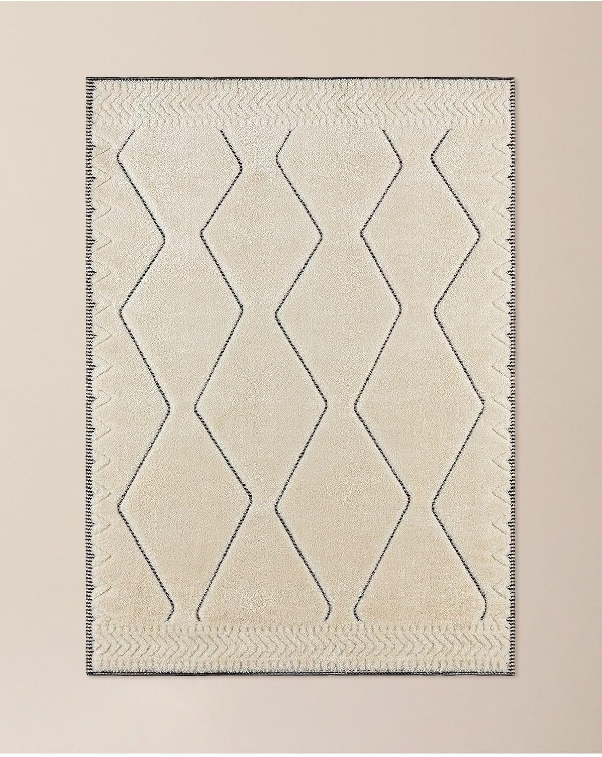 Madame Coco Foison Halı, Krem Rengi, 80 x 300