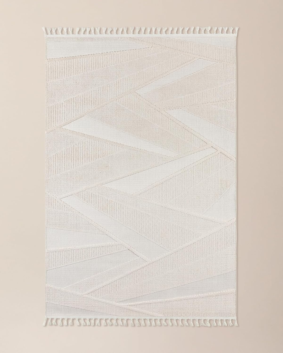 Madame Coco Foison Halı, Krem Rengi, 80 x 300
