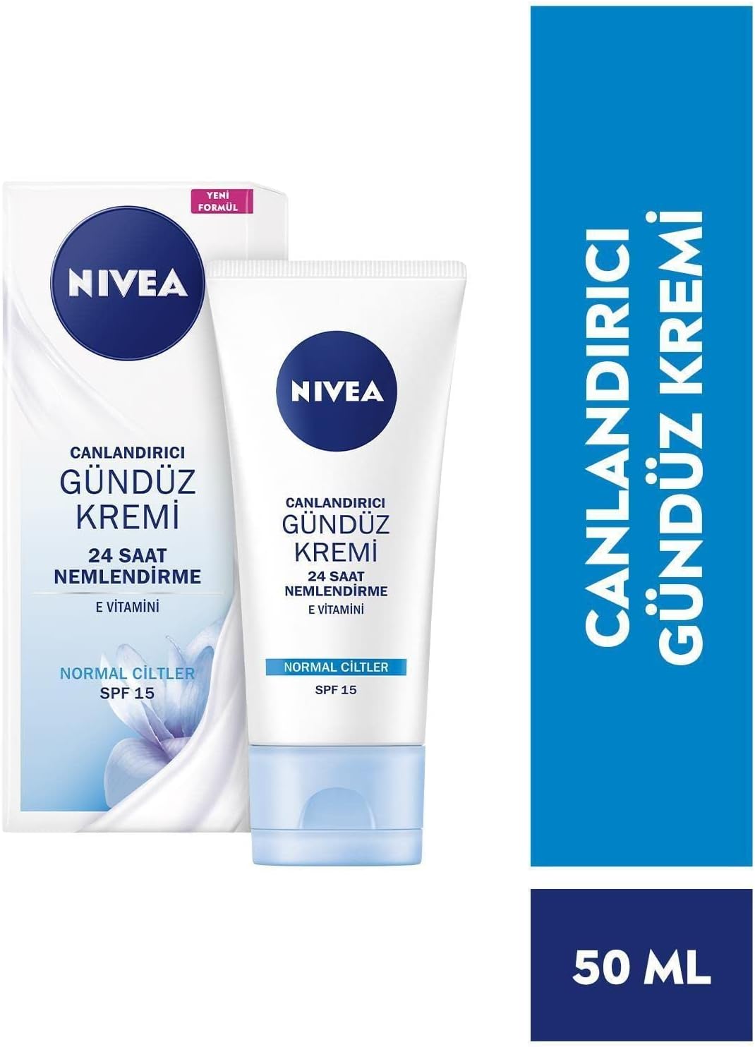 NIVEA SPF50 Q10 Kırışıklık Karşıtı Gündüz Yüz Bakım Kremi 40ml,Nemlendirici,Makyaj Bazı,Tüm Cilt Tonları